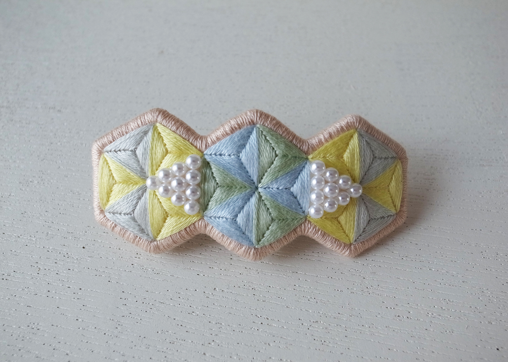 カンタ刺繍シルクサリー半幅帯 山吹色×黒 | 古布と帯 夫々 カンタ刺繍シルクサリー半幅帯 山吹色×黒 | 古布と帯 夫々