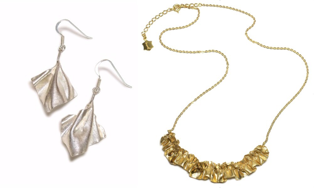 上品で細やか。布の折り目や質感を金属に落とし込んだ「AcuteAccent