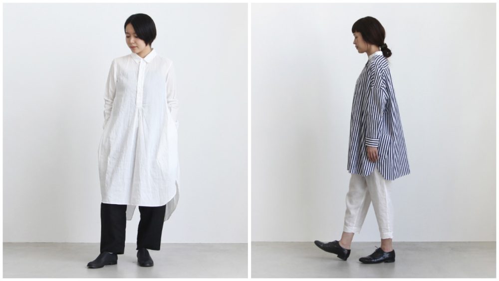 オールドマンズテーラー　リネンロングシャツ 体型カバー効果もあり。大人の女性の魅力が詰まったロングシャツ