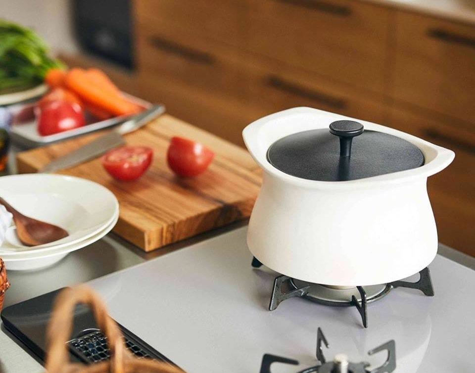 Bestpot蓄熱調理土鍋　25cm Amazon | ベストポット bestpot 25cm(ホワイト) 土鍋 炊飯【25cm/直火