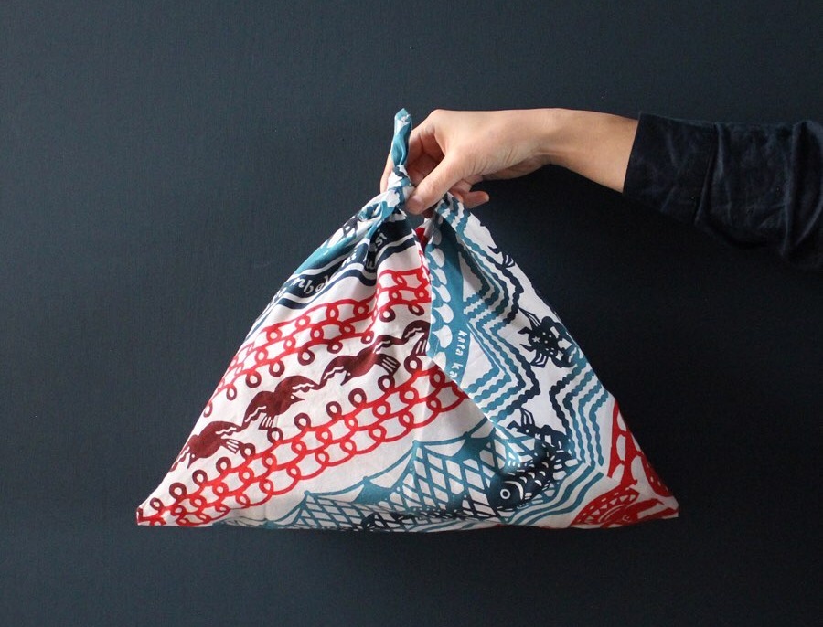 katakata 型染め和紙 アートフレーム バイソン