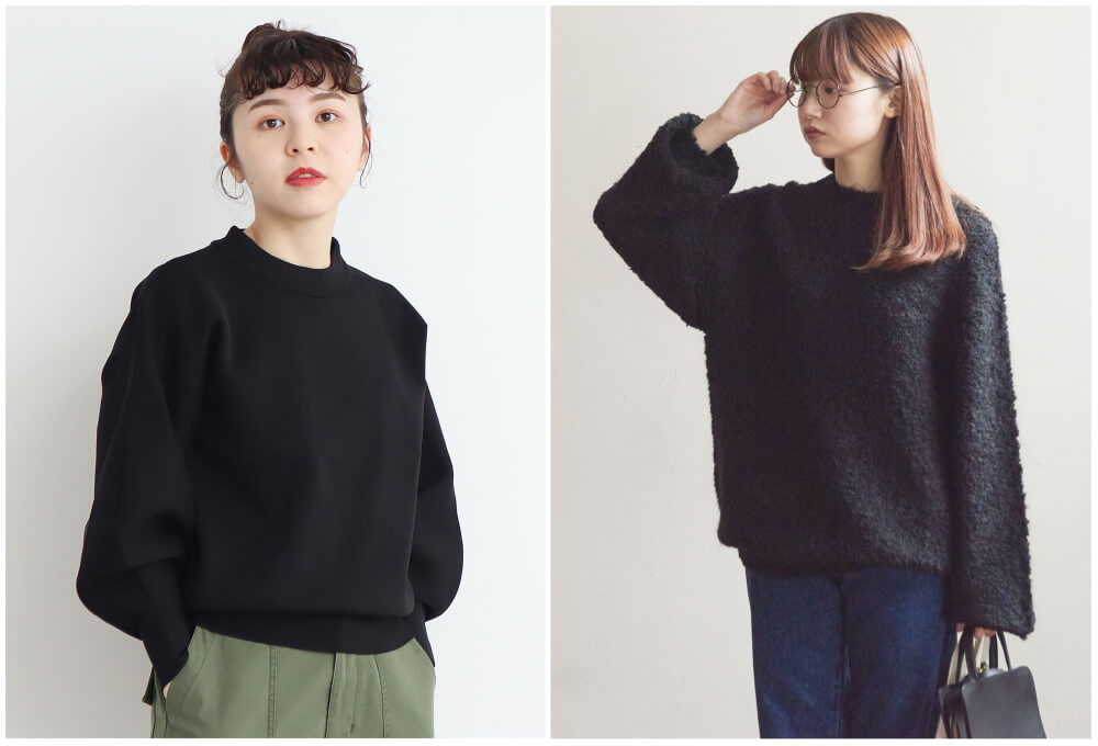 甘めも辛めも変化自在。着回し力抜群の「黒ニット」コーディネート術