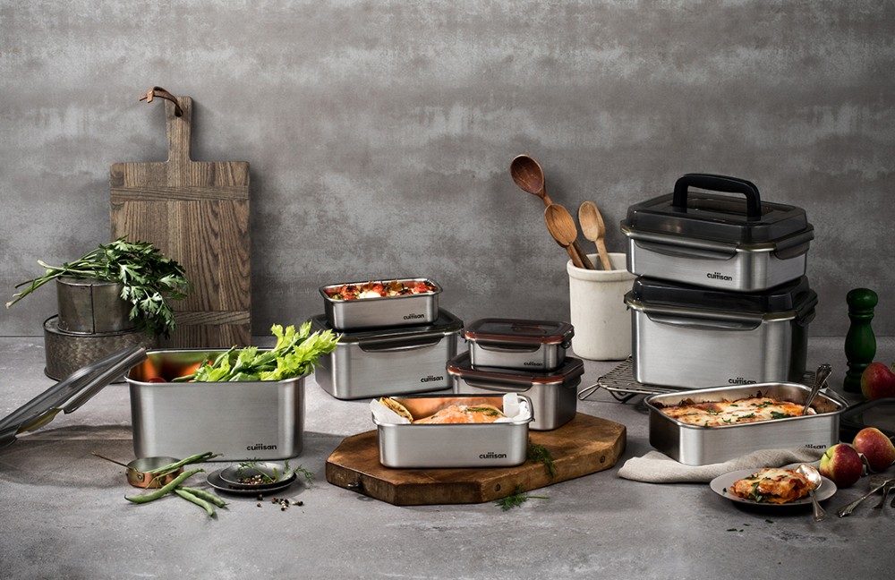 レンジ・オーブン・トースター対応。世界初の高機能ステンレス調理器が