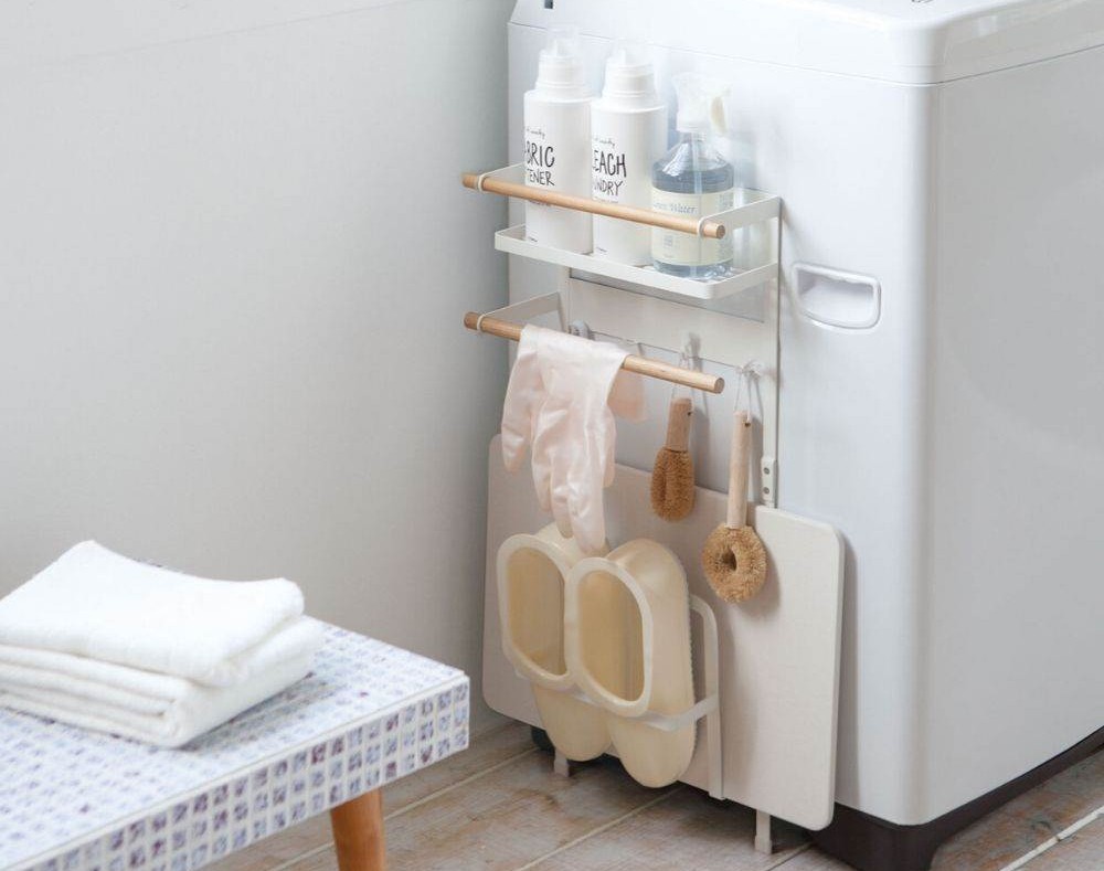 洗濯機ヨコ・吊り戸棚下・テレビ裏も。デッドスペースを活用した無駄