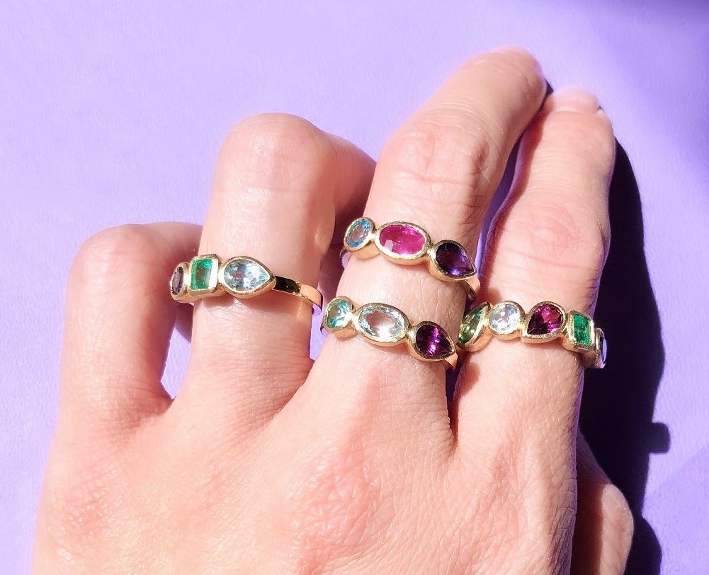 デッドストックの宝石をアップサイクル。新たな魅力を指に纏う「HiMARI