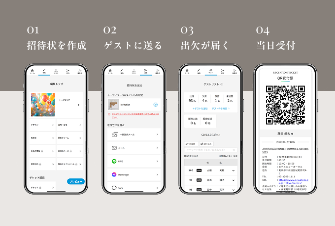 イベントの招待をもっと特別に。スマホで簡単に作れるWEB招待状「ヨブナラ」