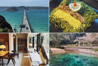 エメラルドブルーの絶景に癒される。人気の山口県「角島大橋」「別府弁天池」を巡るおすすめモデルコース